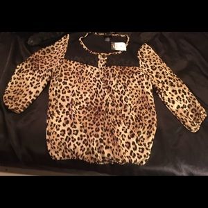 NWT Leopard Print Top